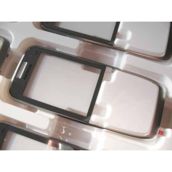 NOKIA E55 - Front cover White Aluminium Original