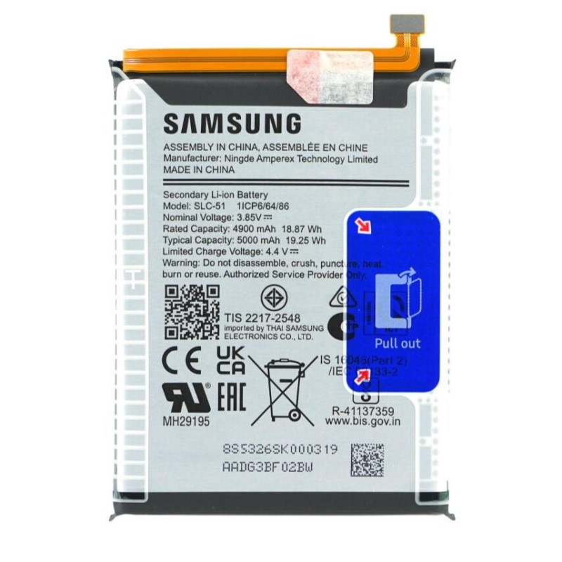 Samsung A057F Galaxy A05s - Original Battery Li-Ion 5000mAh SLC-51 GH81-24363A Service Pack