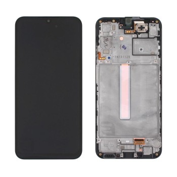 Samsung A256B Galaxy A25 5G - LCD Touch Black with Frame Original GH82-33214A/33215A Service Pack