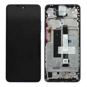 Xiaomi Mi 10 Lite 5G - LCD Touch Grey with Frame Original 56000400J900 Service Pack