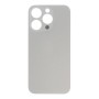 Apple iPhone 15 Pro - Battery Cover + Adhesive Large Hole Natural Titanium OEM with Logo