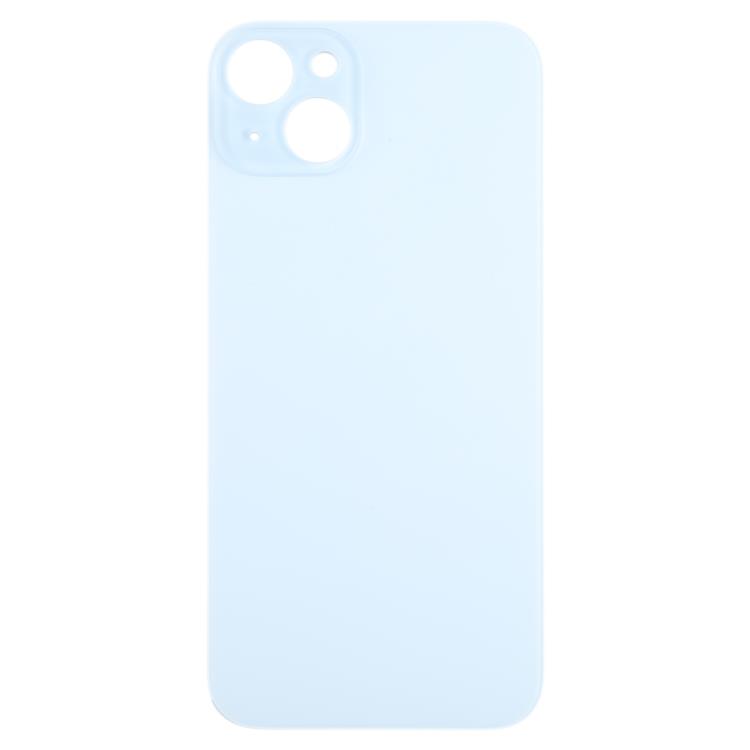 Apple iPhone 15 Plus - Battery cover + Adhesive Large Hole Blue OEM with Logo