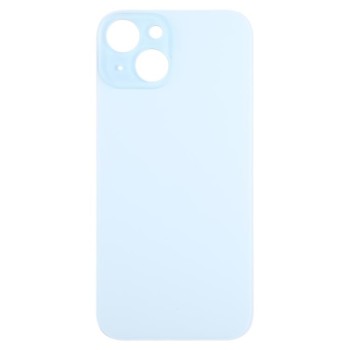Apple iPhone 15 - Battery cover + Adhesive Large Hole Blue OEM with Logo