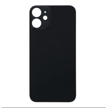 Apple iPhone 12 Mini - Battery cover + Adhesive Large Hole Black OEM with Logo
