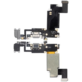 Apple iPhone 6S Plus - Charging Flex Cable Connector + Audio jack Dark Grey