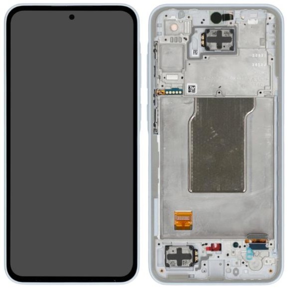 Samsung A356B Galaxy A35 5G - LCD Touch Blue Ice with Frame GH82-34221B Original Service Pack