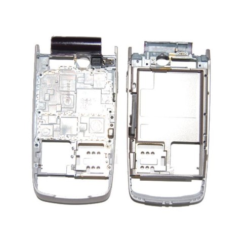 NOKIA 6600F - Frame middle C cover Silver - Purple Original