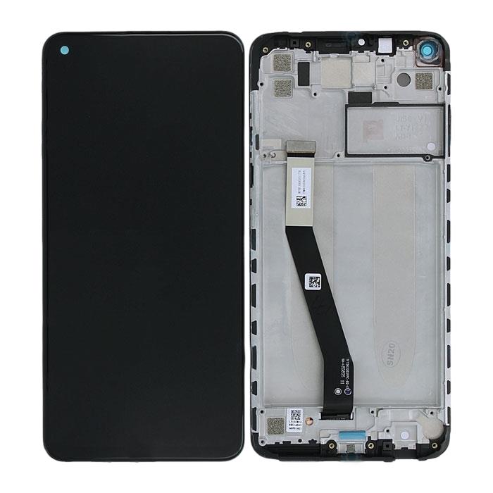 Xiaomi Redmi Note 9 4G / Redmi 10X 4G - LCD Touch Gray Midnight with Frame Original 560003J15S00 Service Pack