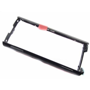 NOKIA X6-00 - Side middle frame black/silver Original