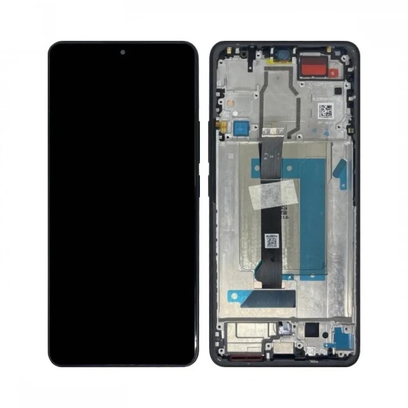 Xiaomi Poco F6 5G - LCD Touch Black with Frame Original 5600040N16T00 Service Pack