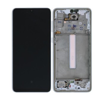 Samsung A336B Galaxy A33 5G - LCD Touch White with Frame Original GH82-28143B/28144B Service Pack