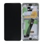 Samsung G988 Galaxy S20 Ultra / S20 Ultra 5G - LCD - Complete front LCD + Touch White GH82-22271C Original Service Pack