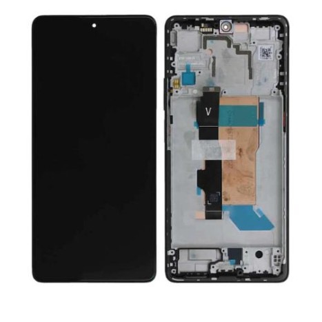 Xiaomi Poco F5 / Redmi Note 12 Turbo 5G - LCD Touch Black with Frame Original 560001M16T00 Service Pack