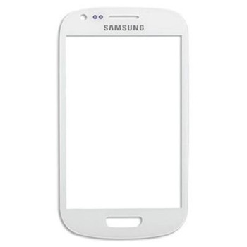 SAMSUNG i8190 - Glass screen Lens replacement White High Quality OEM