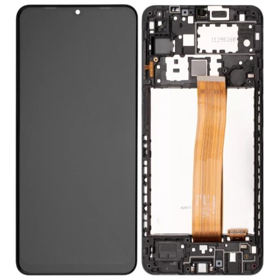 Samsung A125F Galaxy A12 - LCD Touch Black with Frame OEM