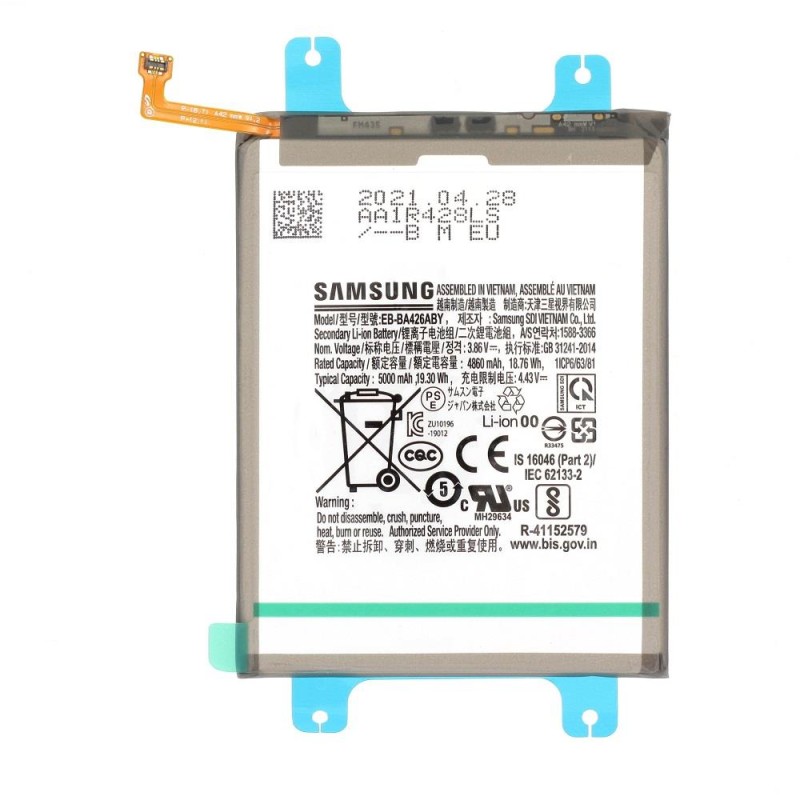 Samsung Galaxy A42 5G/A32 5G/A72/M22/M32 - Original Battery 4860mAh GH82-24377A GH82-25123A GH82-25461A GH82-25123A