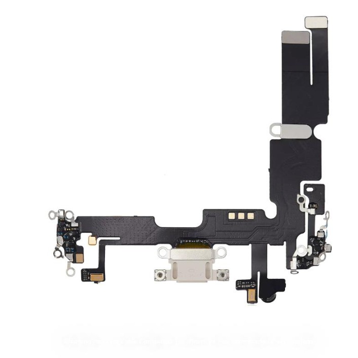 Apple iPhone 14 Plus - Charging Port Flex Cable Starlight White OEM
