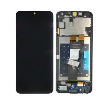 Samsung A057F Galaxy A05s - LCD Touch Black with Frame + Sup Board Original GH83-10391A Service Pack