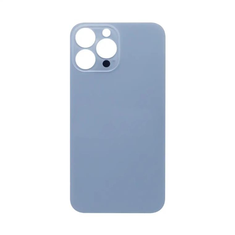 Apple iPhone 13 Pro Max - Back Glass Large Hole Sierra Blue OEM with Logo