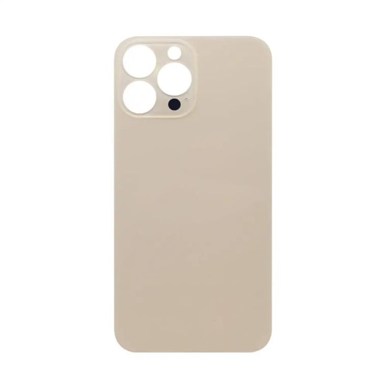 Apple iPhone 13 Pro Max - Battery cover Large Hole Gold OEM with Logo