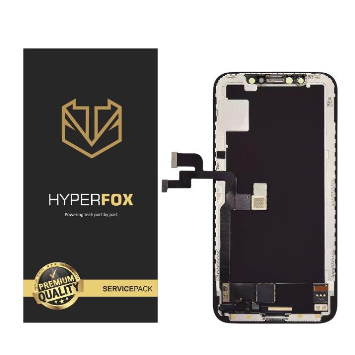 Apple iPhone X - HYPERFOX LCD Incell Touch Black (1 χρόνο εγγύηση)