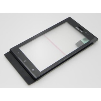 SONY MT27i - Touch screen + Front cover Black Original