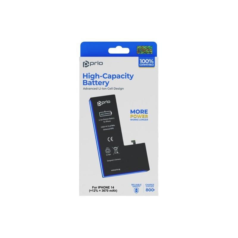 Apple iPhone 14 - Prio High Capacity Battery Li-Poly 3670mAh