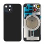 Apple iPhone 14 - Back Glass Large Hole + Lens + Magsafe Midnight Black OEM with Logo