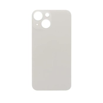 Apple iPhone 13 Mini - Back Glass Large Hole Starlight White OEM with Logo