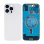 Apple iPhone 16 Pro Max - Back Glass Large Hole + Lens + Magsafe White Titanium OEM with Logo