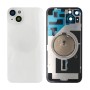 Apple iPhone 14 Plus - Back Glass Large Hole + Lens + Magsafe Starlight White OEM with Logo