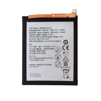 Huawei P8 Lite 2017/P9/P9 Lite/P9 Lite 2017/P10 Lite/P Smart/Y7 Prime 2018/ Honor 8/6X/7A - Battery Li-Ion 3000mAh OEM HB366481E