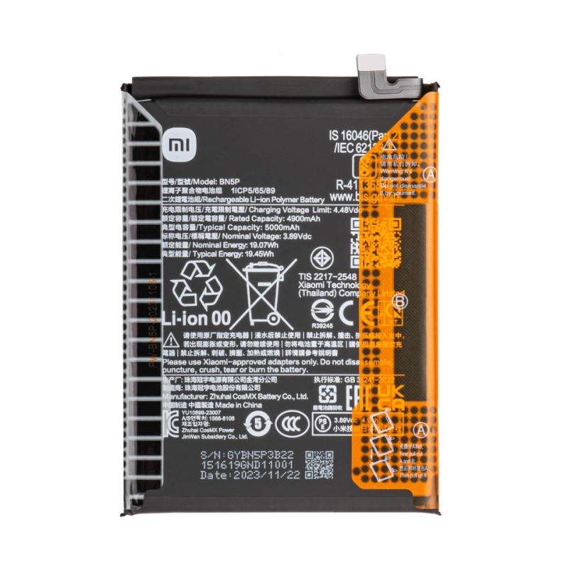 Xiaomi Redmi Note 13 4G/5G - Original Battery BN5P 5000mAh 1330102000116B Service Pack