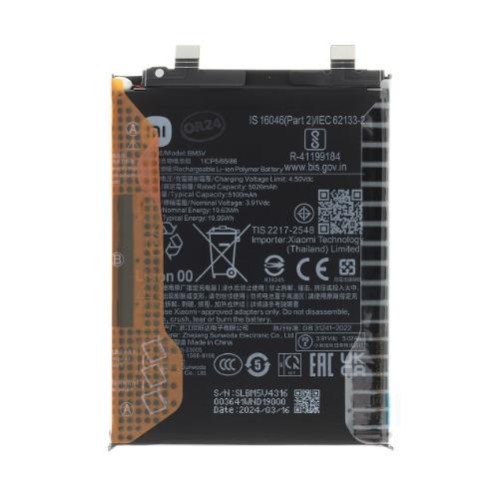 Xiaomi Redmi Note 13 Pro 5G / Poco X6 5G - Original Battery BM5V 5000mAh 1330102000118B