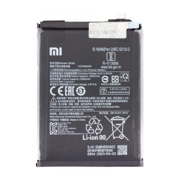 Xiaomi Redmi 10/Note 10 5G/Note 10T 5G/Poco M3 Pro 5G - Original Battery BN5A 5000mAh 460200006L5Z Service Pack
