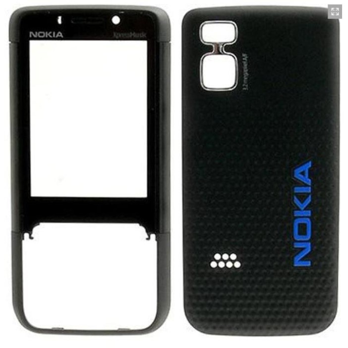 NOKIA 5610 - Front + Back cover blue Original
