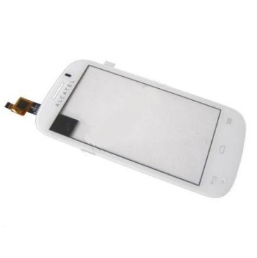 ALCATEL OT 4033  - Touch screen White High Quality OEM