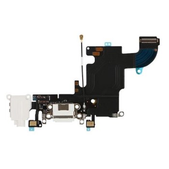 Apple iPhone 6S - Charging Flex Cable Connector + Audio jack White OEM