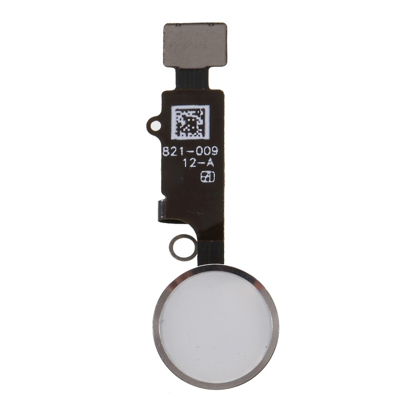 Κεντρικό Πλήκτρο Home Button Flex iPhone 7 Silver Ασημί