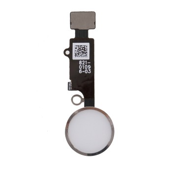 Κεντρικό Πλήκτρο Home Button  Fingerprint Flex iPhone 8 Silver