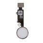 Κεντρικό Πλήκτρο Home Button  Fingerprint Flex iPhone 8 Silver