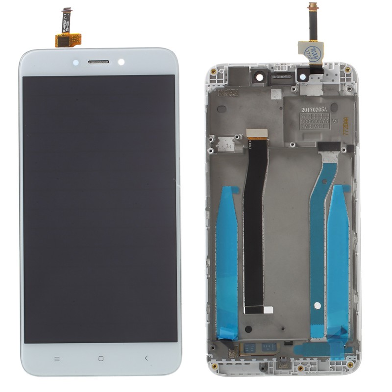Οθόνη με μηχανισμό αφής και Πλαίσιο LCD SCREEN Xiaomi Redmi 4x White