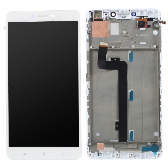 Οθόνη με μηχανισμό αφής και Πλαίσιο LCD SCREEN Xiaomi Mi Max 2 White Οθόνη με μηχανισμό αφής και Πλαίσιο LCD SCREEN Xiaomi Mi Max 2 White