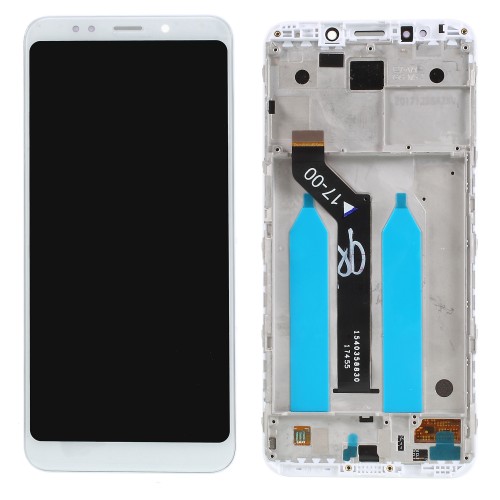 Οθόνη με μηχανισμό αφής και Πλαίσιο LCD SCREEN Xiaomi Redmi 5 Plus White