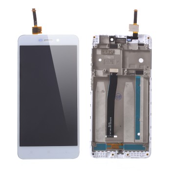 Οθόνη με μηχανισμό αφής και Πλαίσιο LCD SCREEN Xiaomi Redmi 4a White