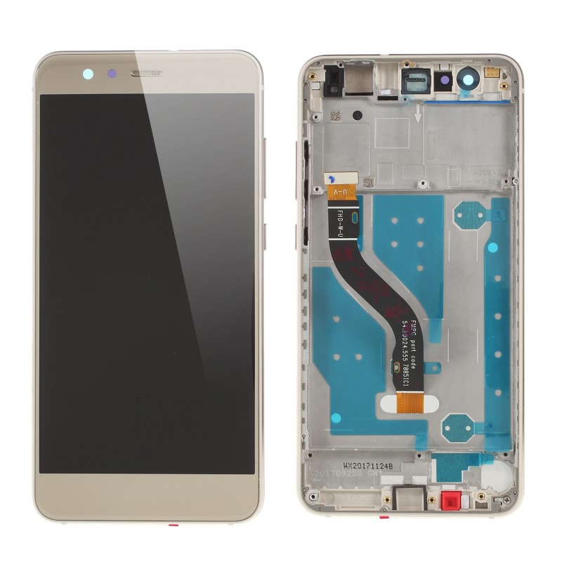 Οθόνη με μηχανισμό αφής και Πλαίσιο LCD SCREEN Huawei P10 Lite Gold