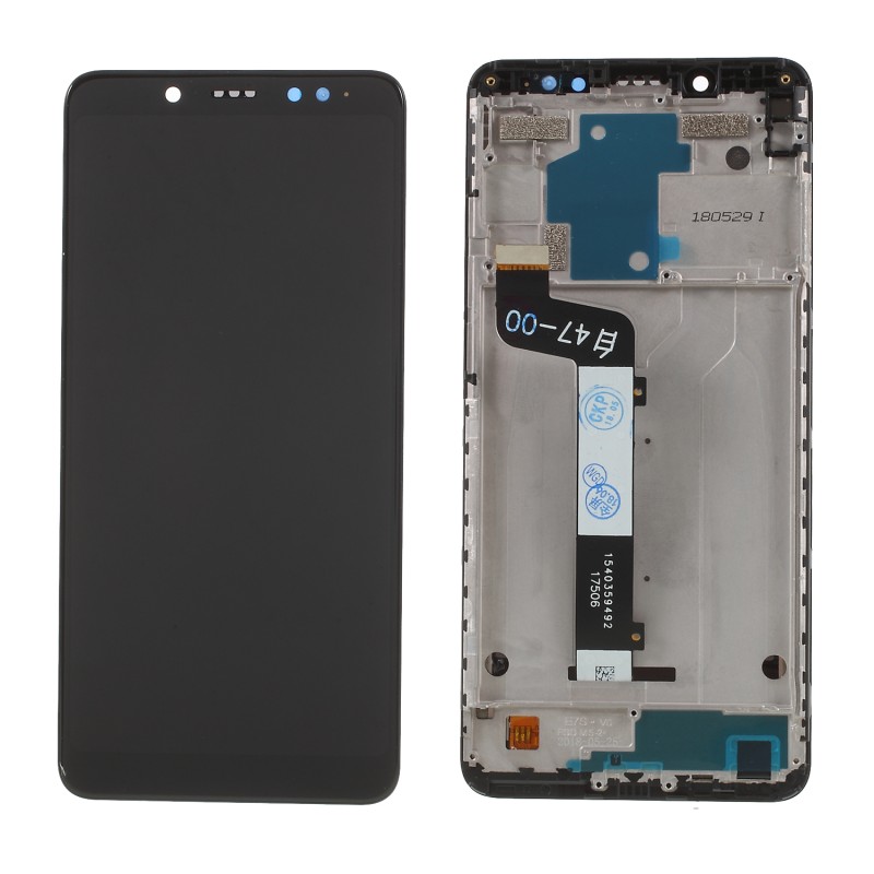 Οθόνη με μηχανισμό αφής και Πλαίσιο LCD SCREEN Xiaomi Redmi Note 5 Black