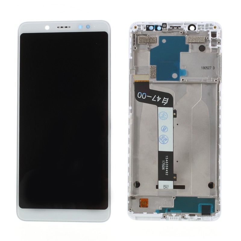 Οθόνη με μηχανισμό αφής και Πλαίσιο LCD SCREEN Xiaomi Redmi Note 5 White