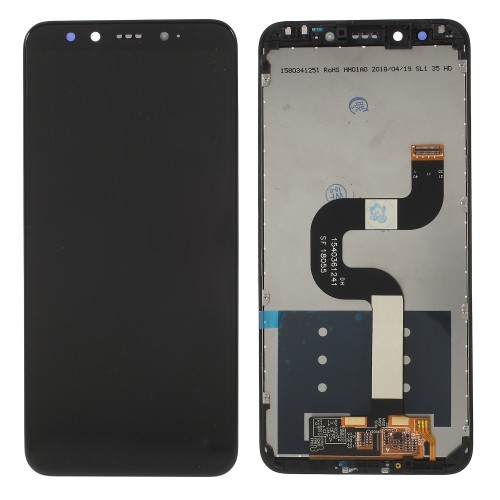 Οθόνη με μηχανισμό αφής και Πλαίσιο LCD SCREEN Xiaomi Mi A2 Black