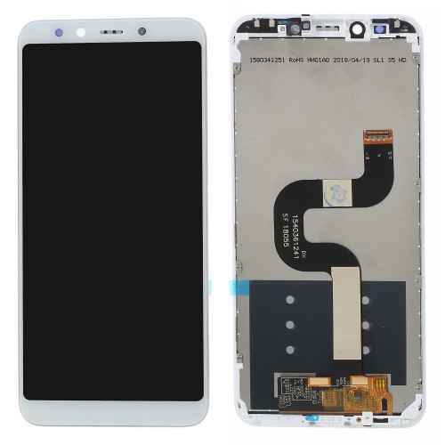 Οθόνη με μηχανισμό αφής και Πλαίσιο LCD SCREEN Xiaomi Mi A2 White